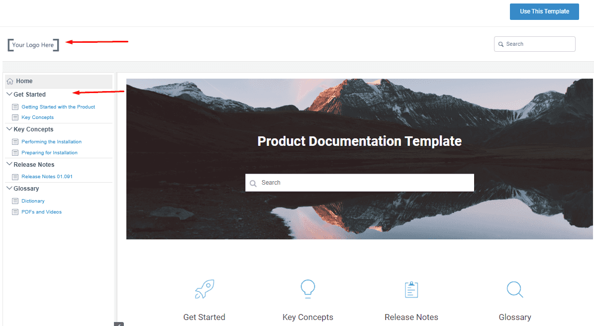 Product Documentation free templates