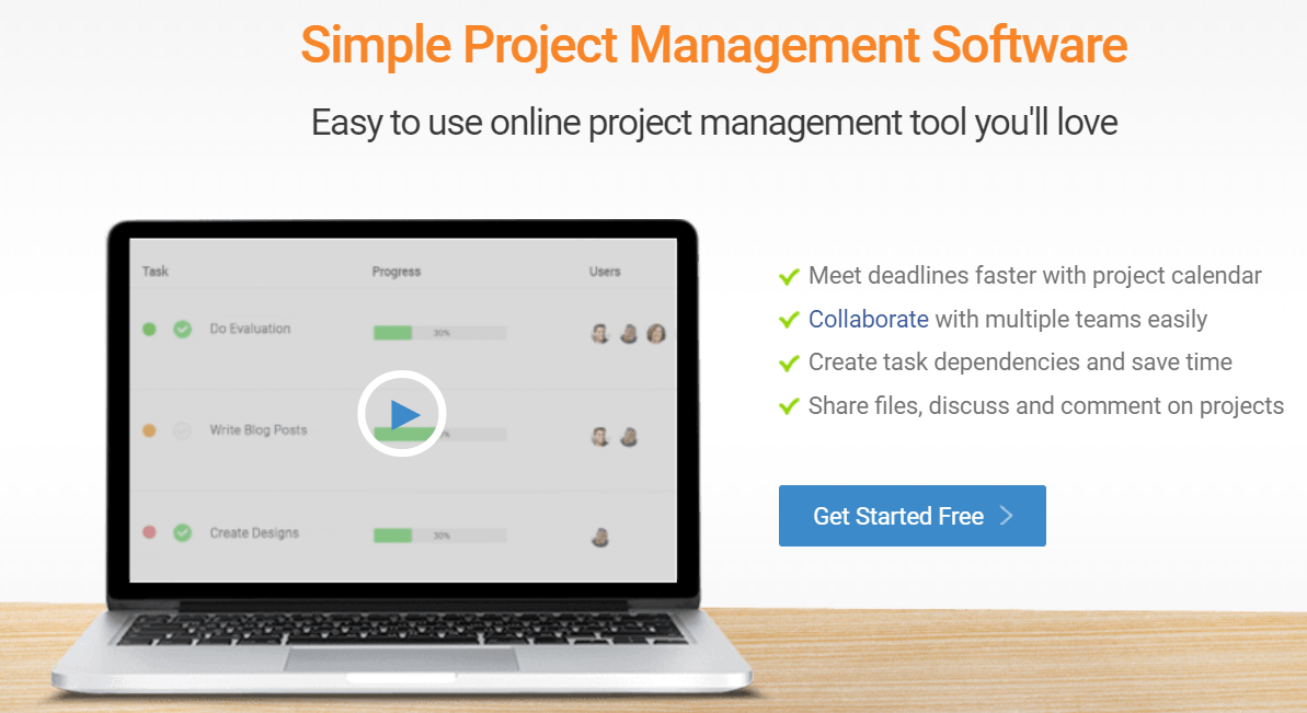proprofs project management software