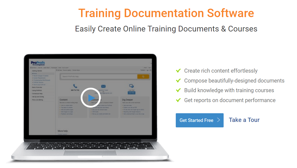 Training Documentation software