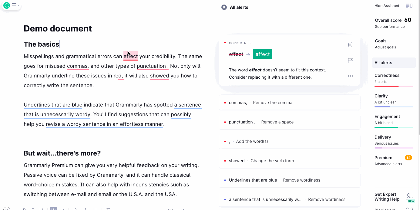 grammarly example