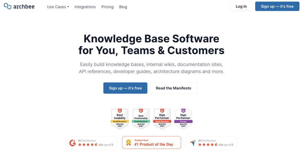 Archbee knowledge base