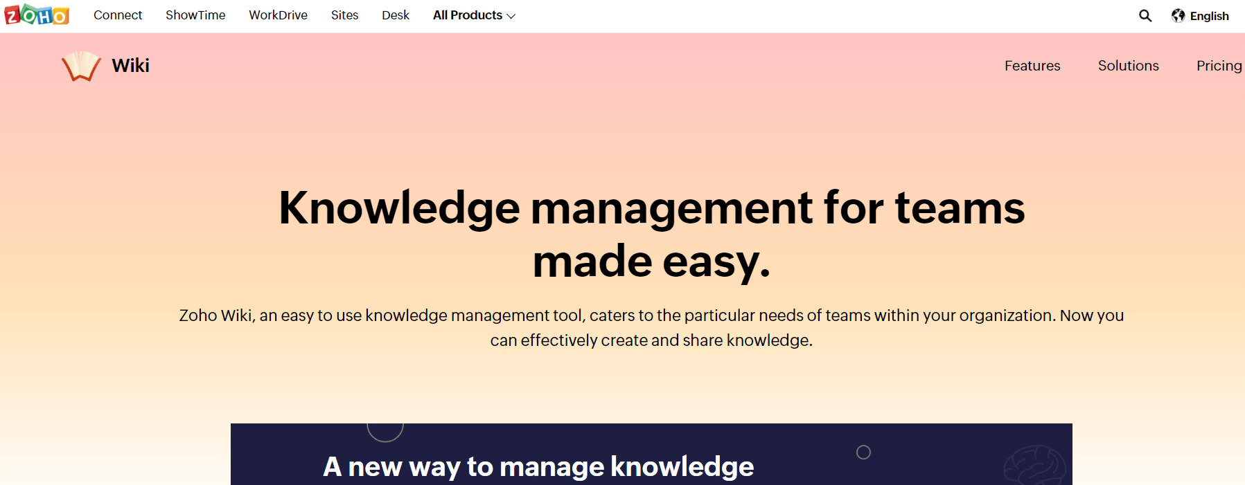 Zoho Knowledge base