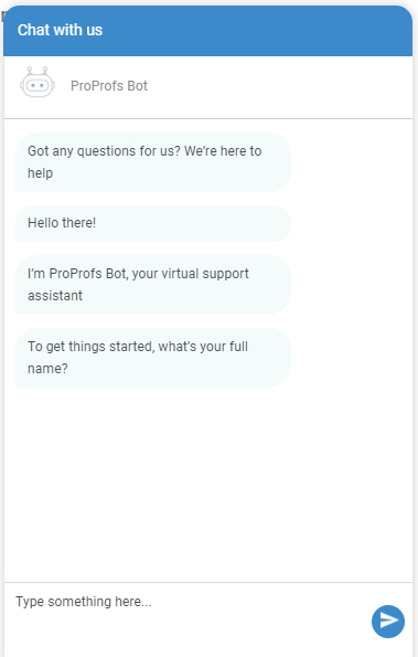 ProProfs chatbot software