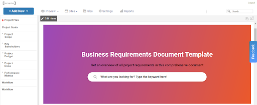 Business Requirement Document Template 