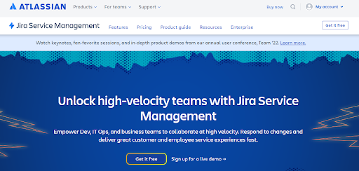 Jira Service Management The tool offers powerful functions such as problem management