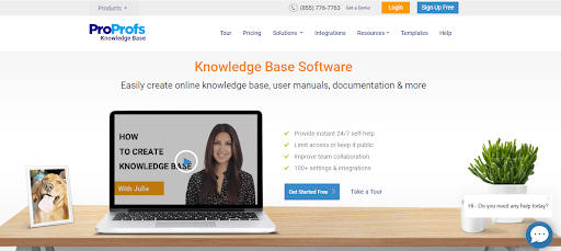 ProProfs knowledge base- Best Sronly Knowledge Base Alternative