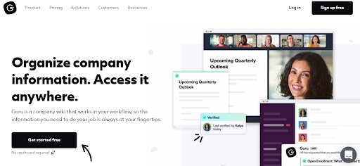 Guru is a comprehensive knowledge management solution