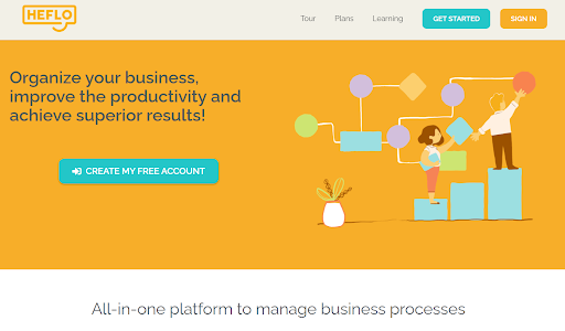 Heflo is an all-in-one platform that helps you manage your business processes
