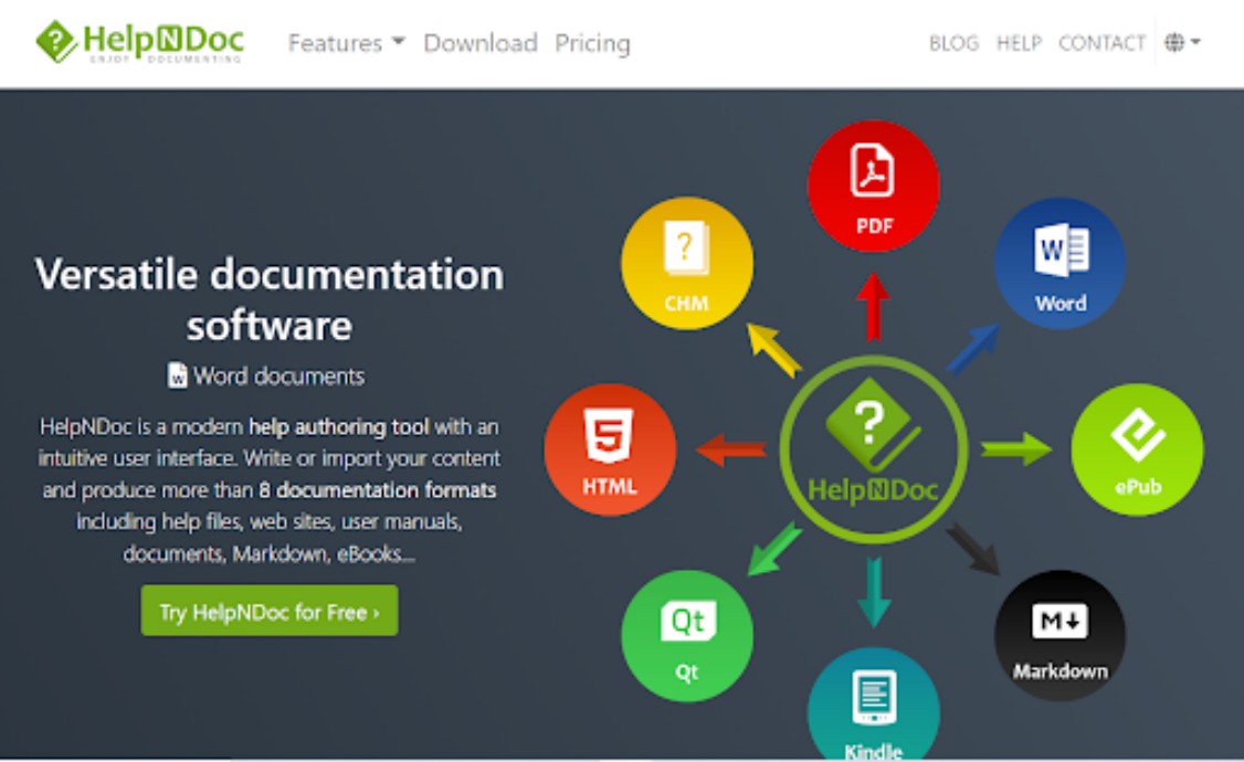 HelpnDoc is a modern technical writing tool