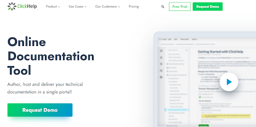 ClickHelp is a robust online documentation tool 