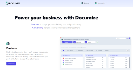 Documize is a simple, enterprise-ready, and feature-rich solution that is designed for both technical and non-technical users
