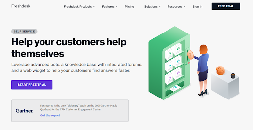 Freshdesk is a leading customer support tool
