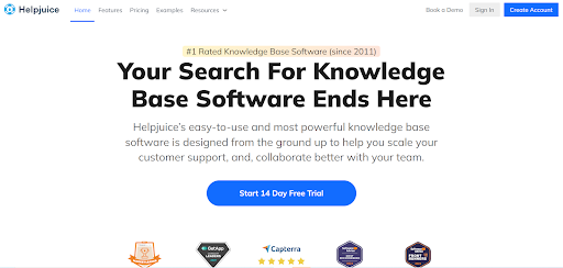 Helpjuice is an easy-to-use and fully customizable knowledge base software