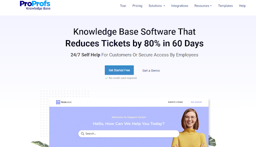 ProProfs Knowledge Base is a simple tool that can be set up in minutes without any coding experience or specialized training