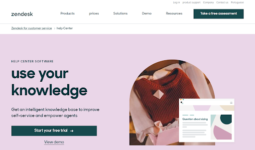 Zendesk is one of the top HelpDocs competitors
