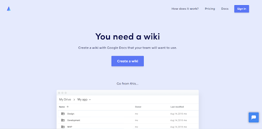 You Need a Wiki 