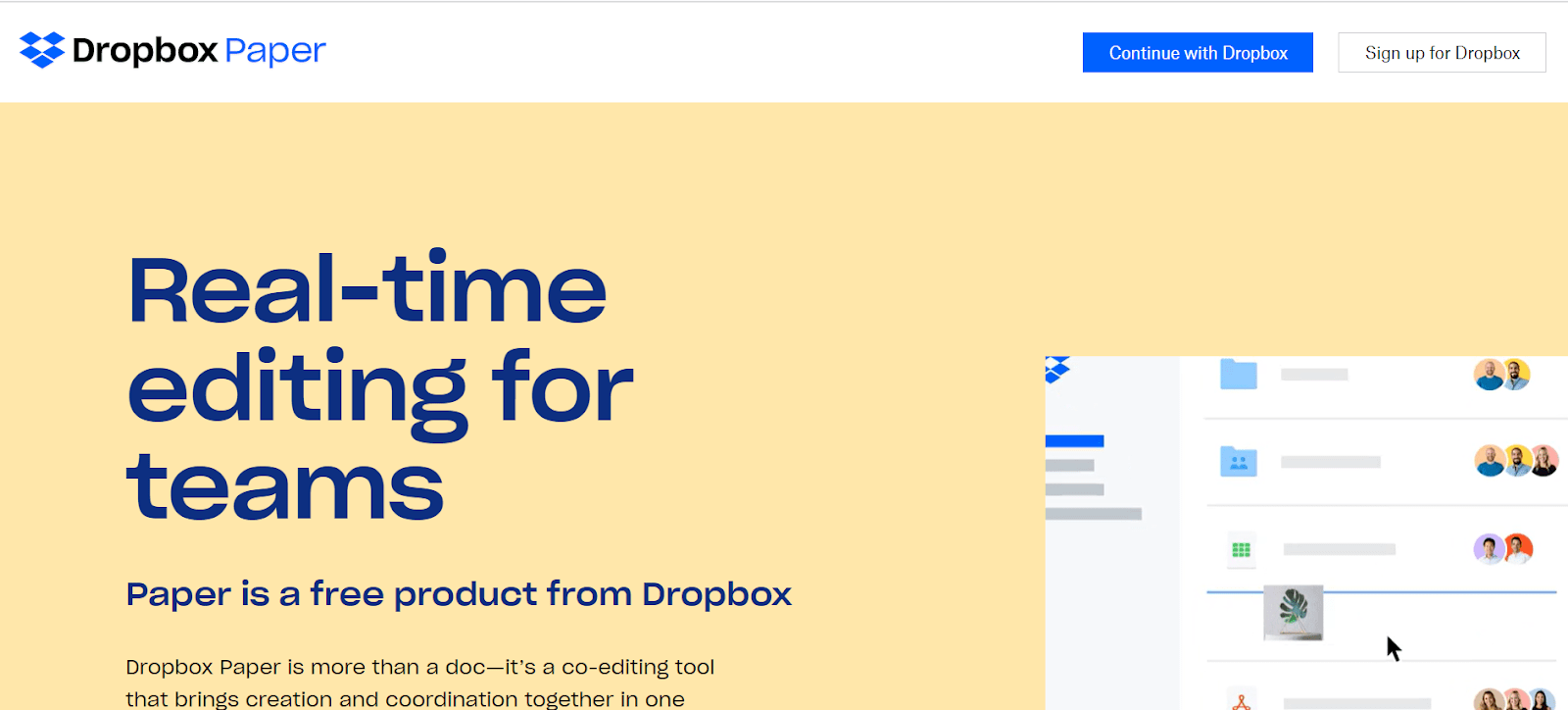 Dropbox Paper best Google Doc alternatives 