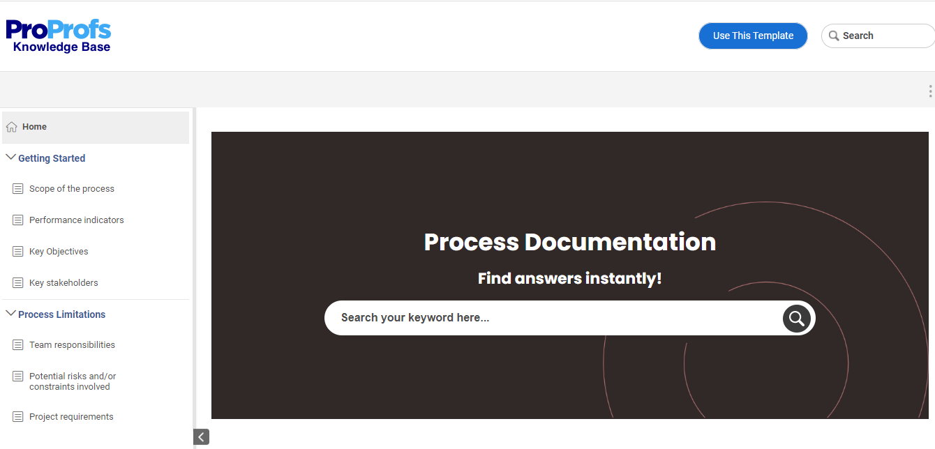 process documentation template