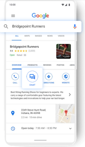 Google search- Bridge point runners