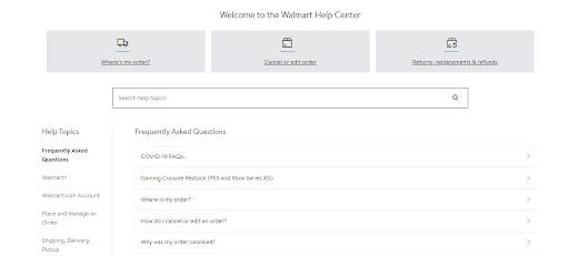 Walmart Knowledge Base