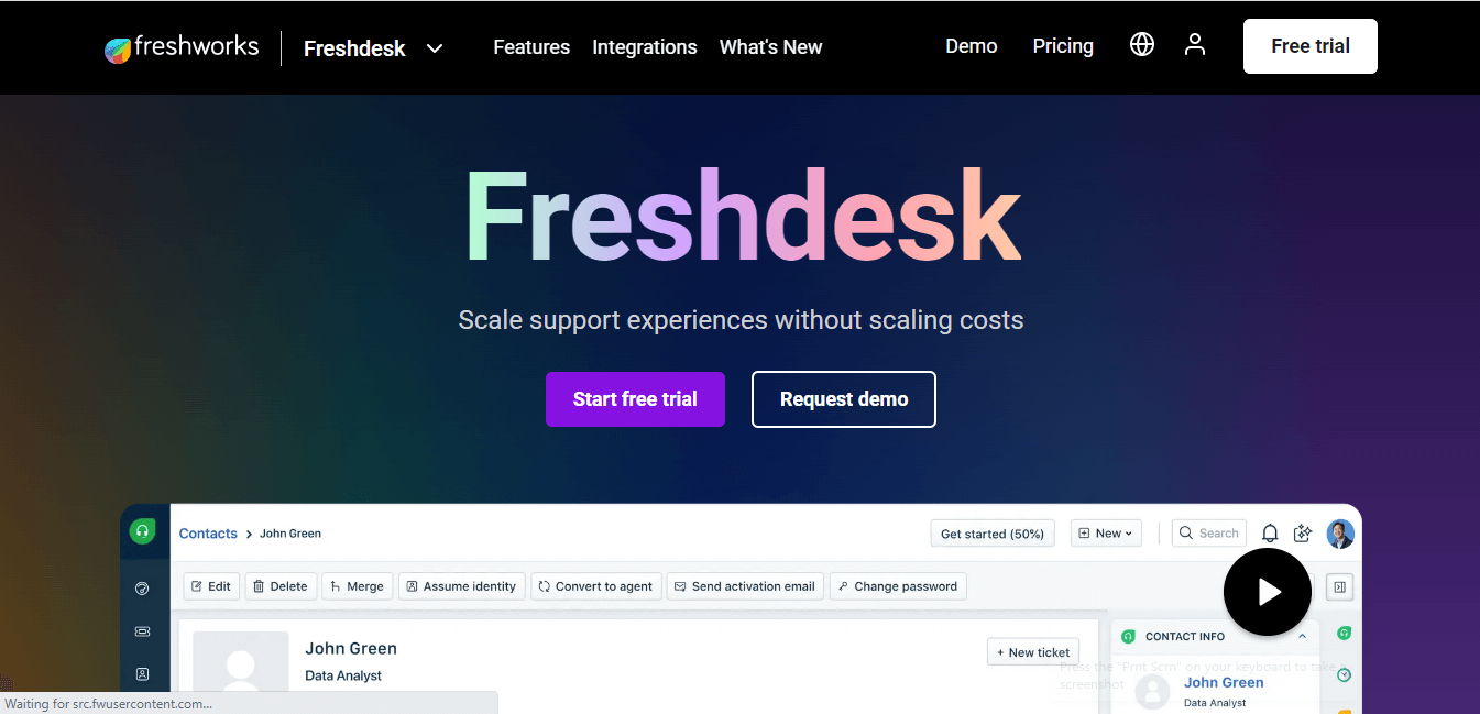Freshdesk 