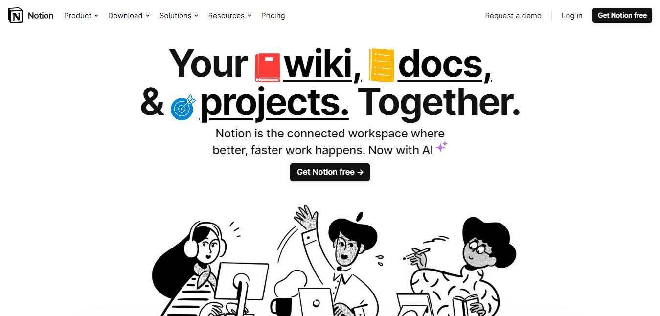 Your connected workspace for wiki, docs & projects