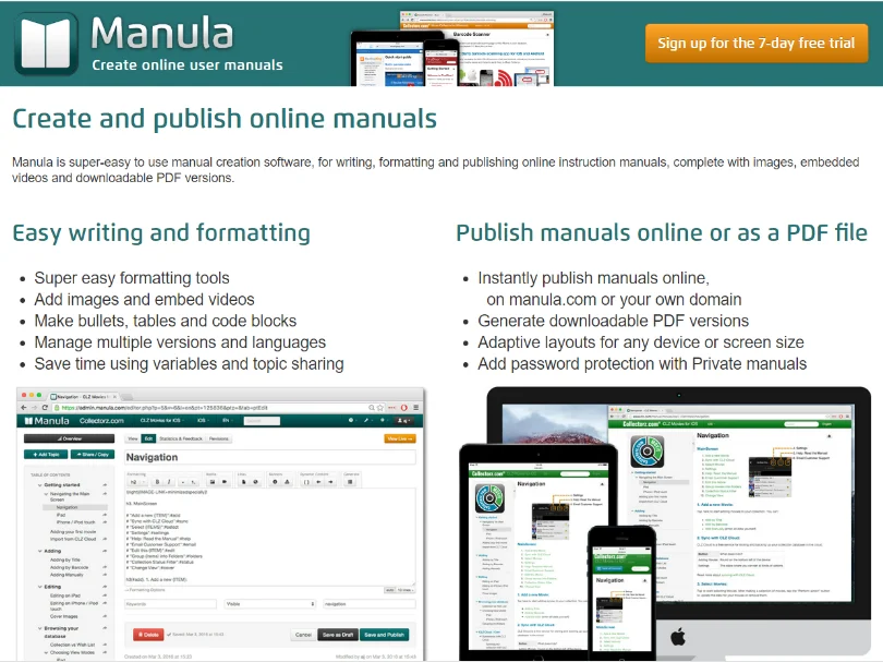 Manula user manual software
