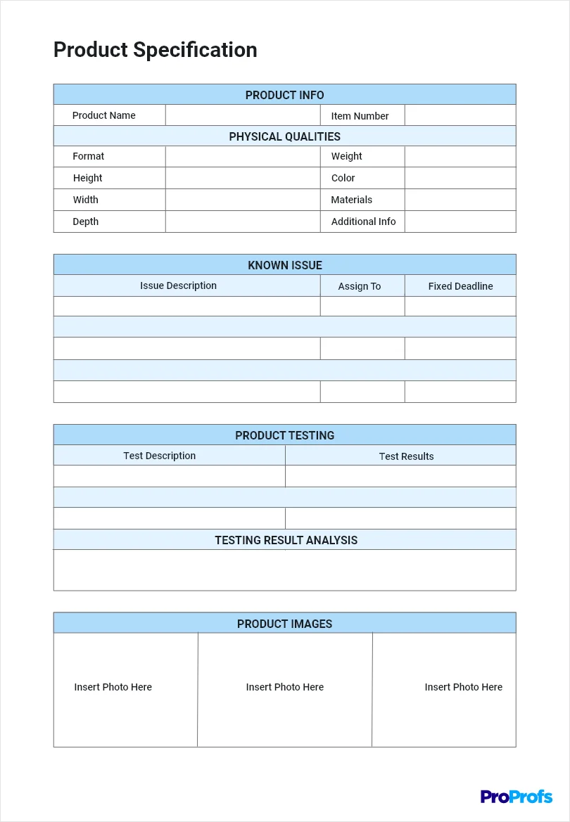 What Is a Technical Specification Document ?