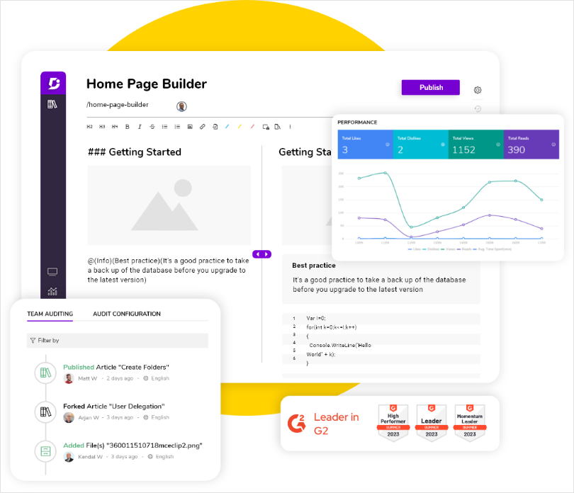 Document360 knowledge base software