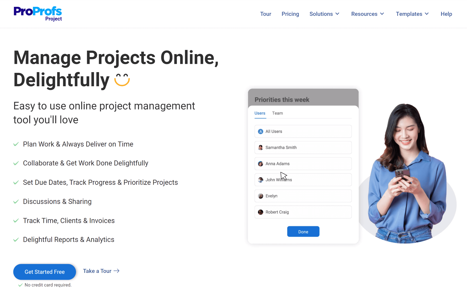 Start or manage a project with  Create -  Help