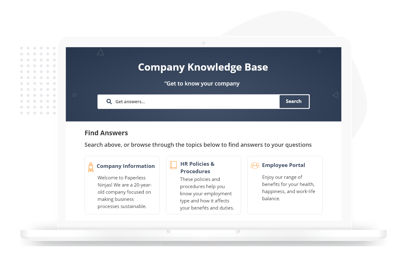Provide 24×7 Assistance With an Internal Knowledge Base