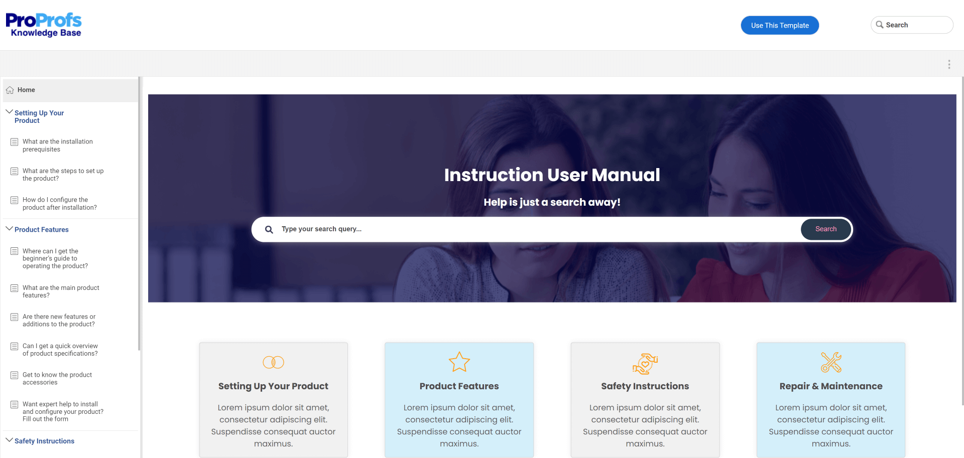 Instructional Manual Template