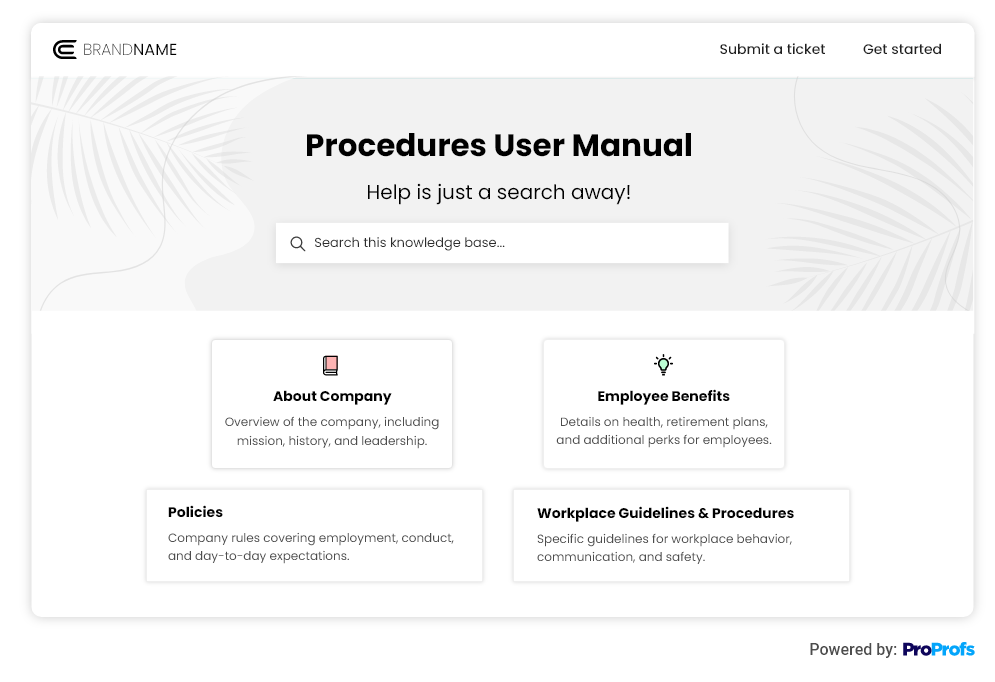 Policy and Procedure User Manual