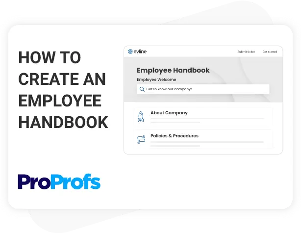 ProProfs Employee Handbook Software
